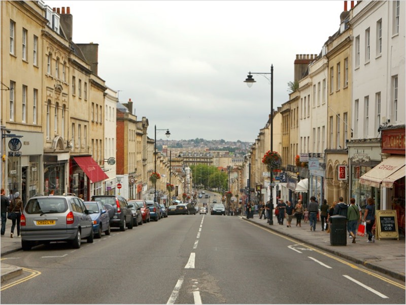 A row of houses in Bristol