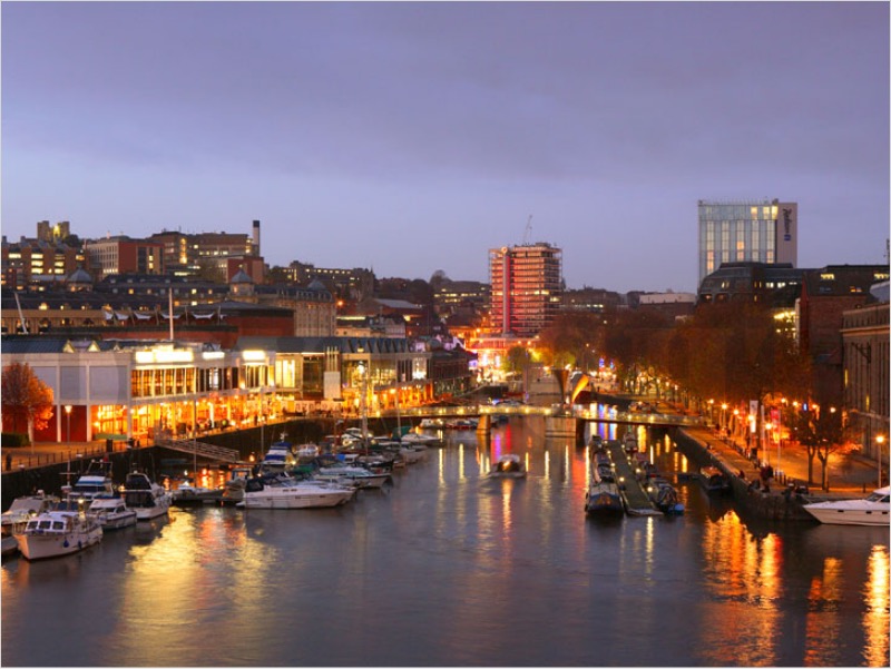 The Bristol waterfront